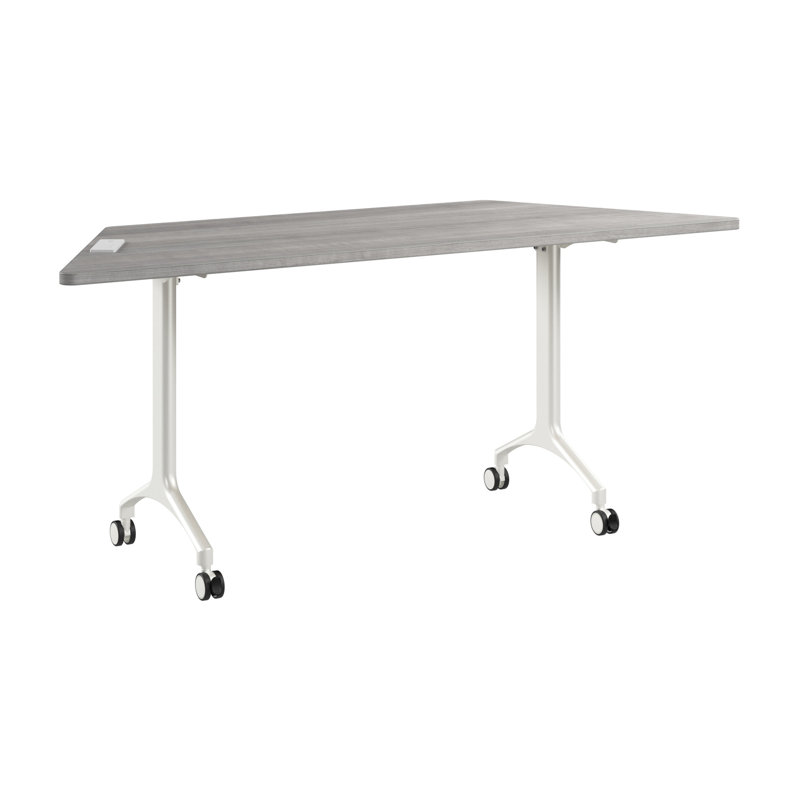 Table de formation modulaire trapézoïdale de 72 po Bush Business Furniture Synergy, H 29,62 po x L 70,06 po x l 25,44 po