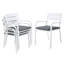 Chaise de patio empilable avec coussin Chamya-1237755486