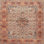 Tapis brun à motif oriental