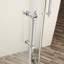 Porte de douche encadrée 36 po x 72 po. Enceinte de baignoire avec verre. Installation réversible. Magnétique joint pour un plancher de salle de bain épuré 72 po. Enceinte élégante. Installation facile trempée transparente. Base