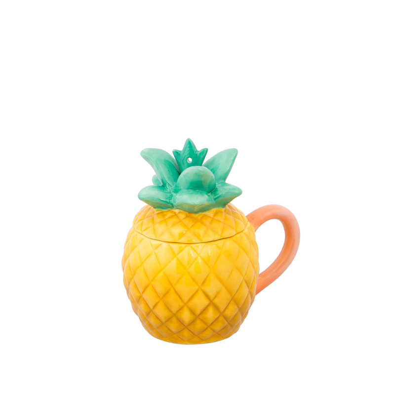 Grande tasse à café ananas
