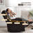 36.22" Faux Leather Manual Swivel Rocker Recliner-281734400