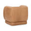 Rinner Leather Swivel Club Chair-1043878140