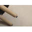 Banc de rangement en tissu avec pieds en bois pour chambre à coucher-111865340