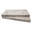 Marzana Sterling 12 in. x 24 in. x 2 in. Honed Unfilled Brushed Travertine Pool Coping Eased Edge (2 sq. ft./unit, 1 Piece)