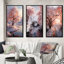 «Winter Landscape Frozen Sunlight», 3 pièces sur toile-1407419535-1407419532
