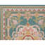 Hand-Knotted High-Quality Green and Green Area Rug