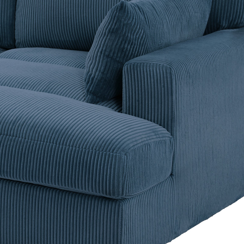 Upholstered Chaise Lounge, Right Hand Facing