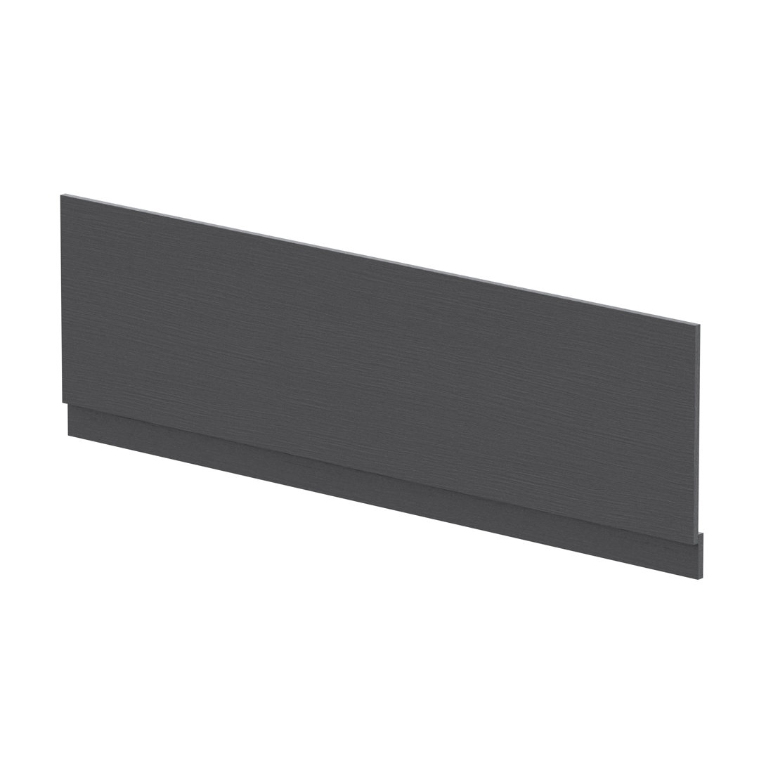Nuie Graphite Grey Woodgrain Bath Front Panel | | Mfc | 1800Mm - Image 2