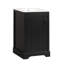 Meuble-lavabo de 20 po avec lavabo en céramique, armoire noire, charnières en acier inoxydable et tablette réglable pour magnétisme