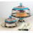 Mosaic Carnival Glass Cake Stand