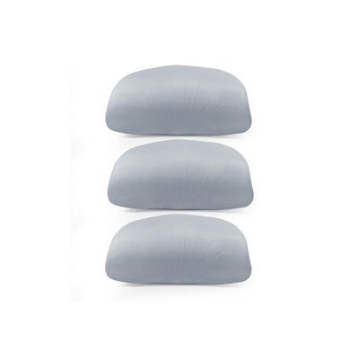 3 Pack Hot Tub Spa Headrest,Comfortable Experience,Gray