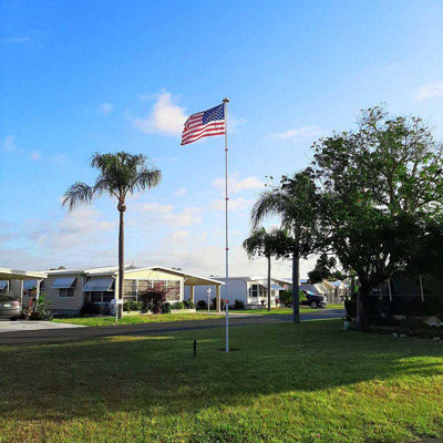 American Aluminum Telescopic Flagpole Set