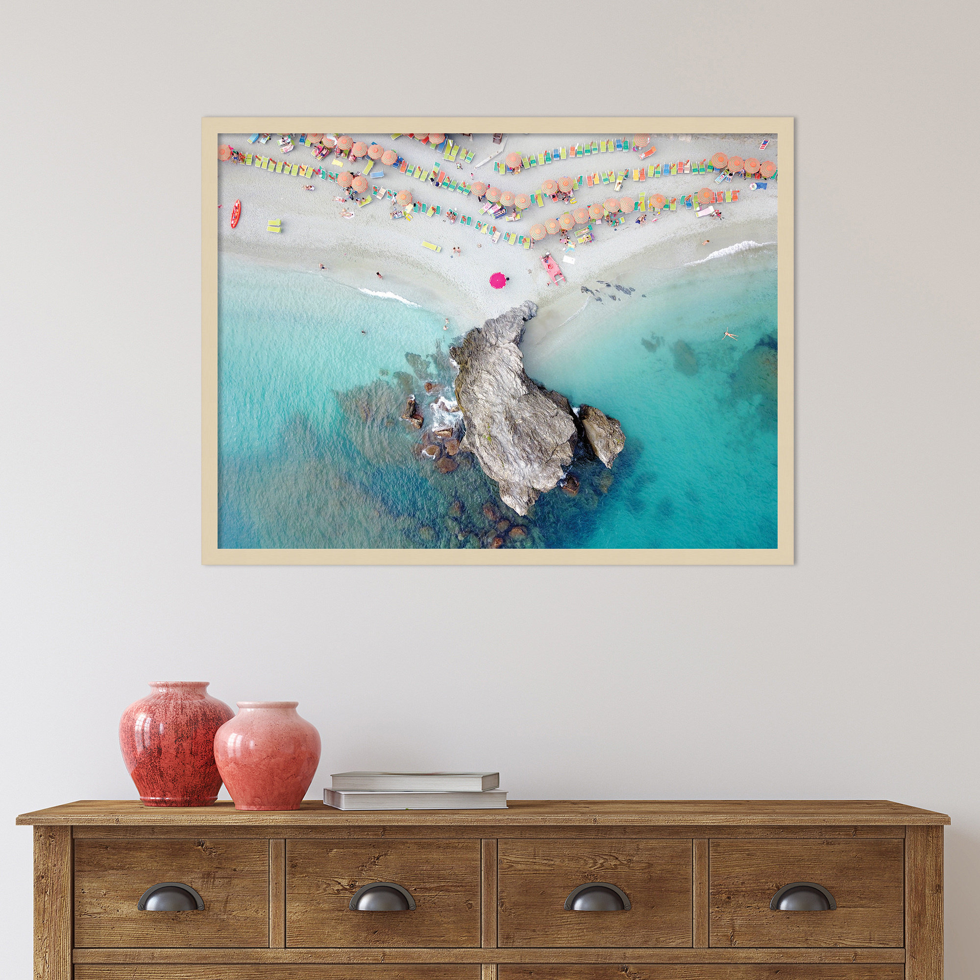 Monterosso 8, 25" H x 33" W, Brown