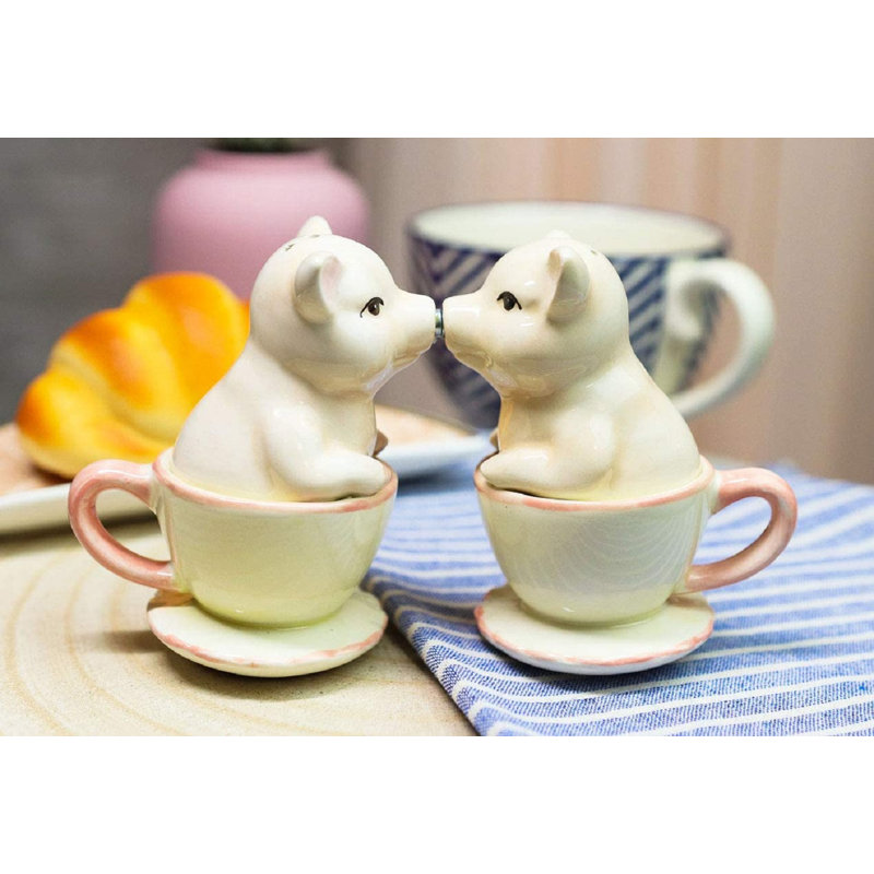 Ceramic Salt And Pepper Shaker Set