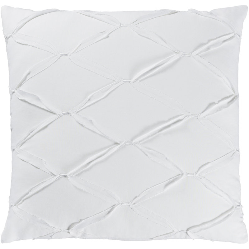 Aiken Cotton Blend Geometric, White