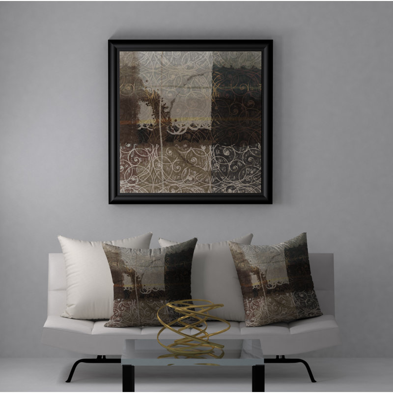 Housse de coussin décorative carrée Treasure, 20 po x 20 po