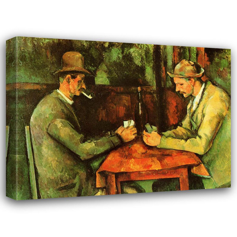 I Giocatori Di Carte ISI-EY433, H 18 po x l 24 po