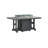 Berlin Gardens Garden Classic 96″ Fire Pit Counter Height Dining Table-120370707-120370869