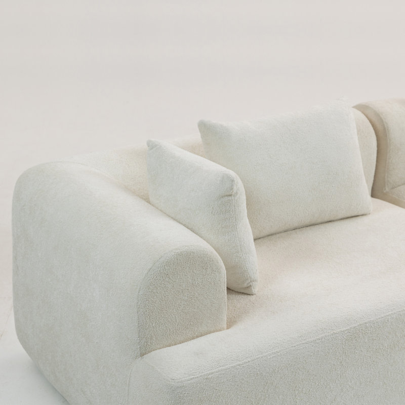 Canapé modulaire 2 pièces en mousse