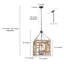 Luminaire suspendu lanterne à intensité variable 4 lumières Darsie