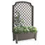 All In One Self Watering Planter Box With Trellis-1984886942