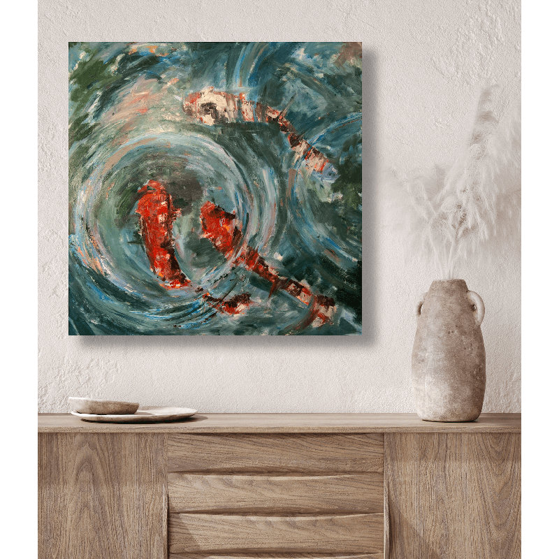 «Good Fortune I», reproduction d'art sur toile, Toile tendue, H 40 po x l 40 po x P 1,5 po