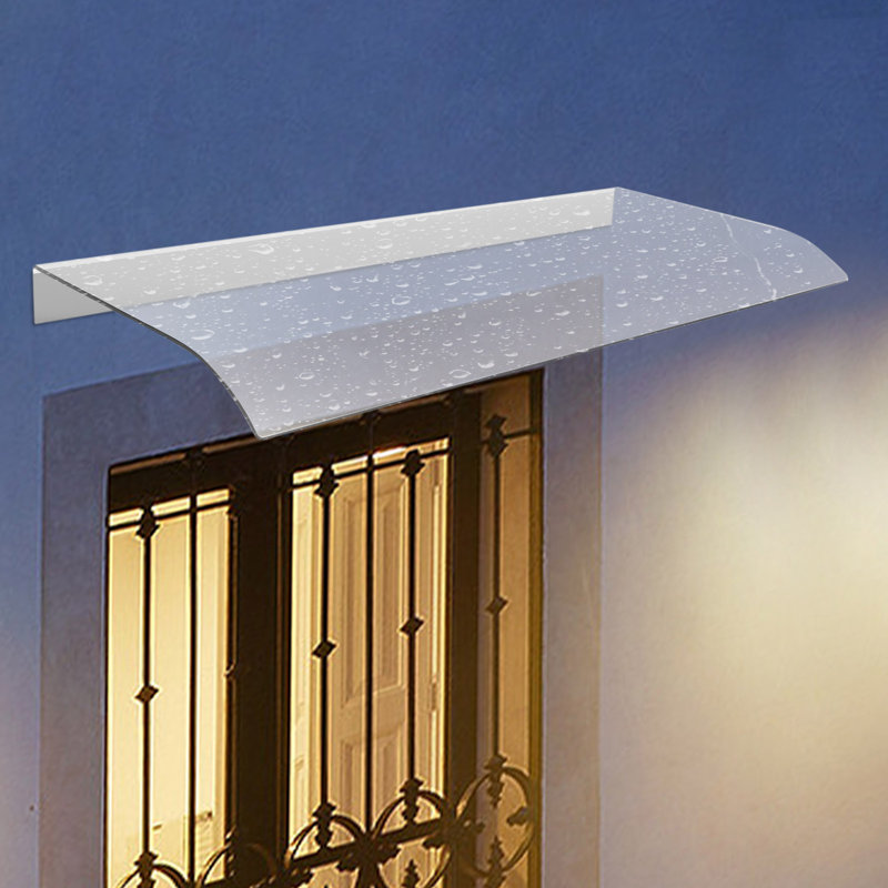 Slope Window Awning in Clear, 2'' H x 31.5'' W x 15.7'' D, Clear