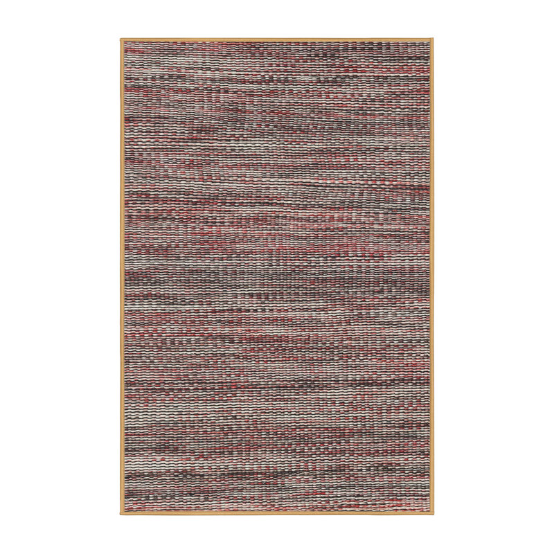 Tapis abstrait brun / gris, Rectangle 2 pi x 3 pi
