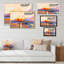 «Abstract Colorful Seascape Ii», reproduction sur toile flottante-1931977381-1931977389