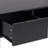 Dimattia Black Fluted Coffee Table with Storage