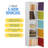 5-Doors, 5-Shelf Bookcase 59 in. Tall Enclosed Storage 5-Tier Bookshelf for Home or Office-116067239