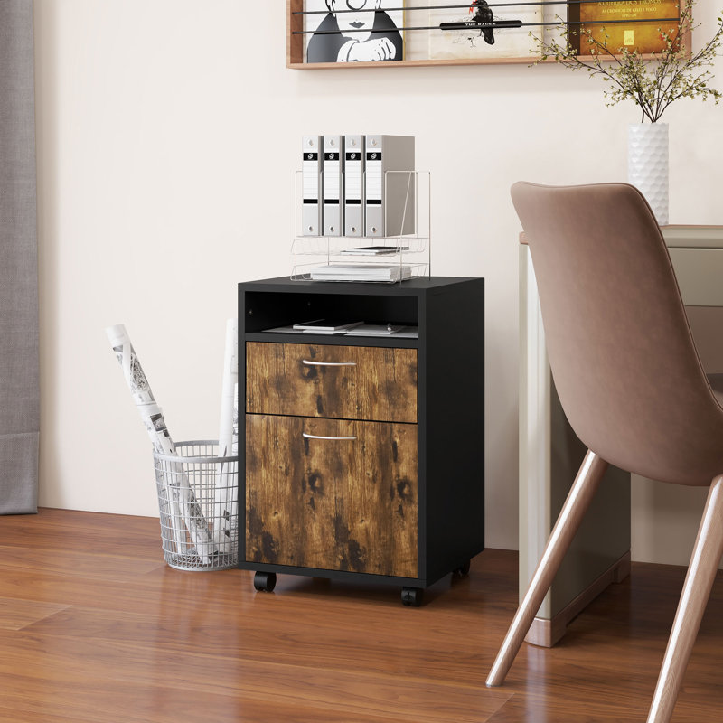 Alliette 1 Drawer Filing Cabinet