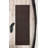 Custom Size Machine Washable Anti-Slip Low Pile Loop Pile Dark Brown Absidy Runner Rug-820764072