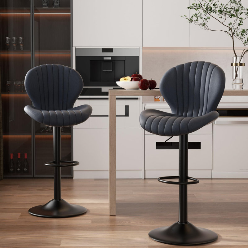 Salem Counter Stool, 2, Dark Gray