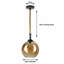 Truman 1 - Light Sphere Pendant