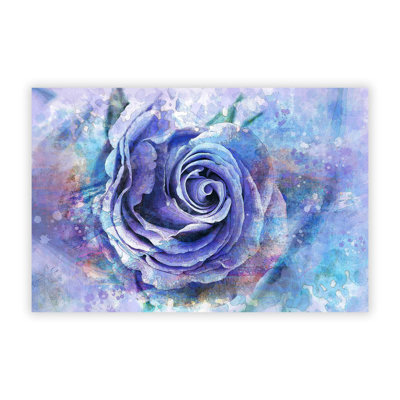 Lilac Rose in Watercolour - Frameless Print