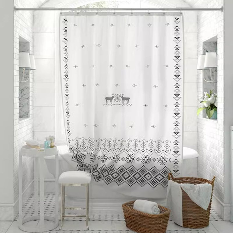 Rideau de douche en polyester