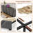Queen Size Velvet Upholstered Storage Platform Bed Frame with Adjustable Height Headboard, LED Lighting, Charging Station and 11.8" Underbed Storage, No Box Spring Needed-2113428762-2113428756