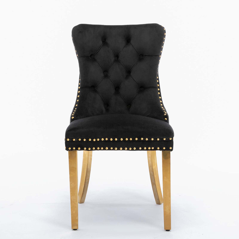 Gigee Dining Chair, Gold, Gold