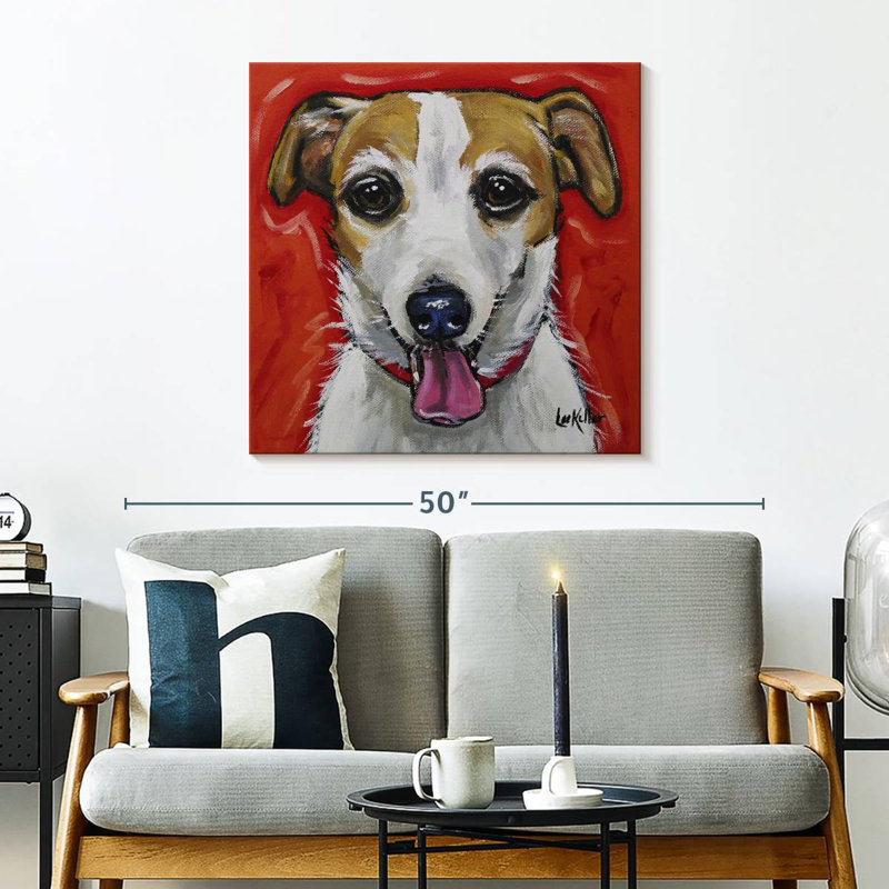 Crowle Jack Russell Ginny, H 30 po x l 30 po