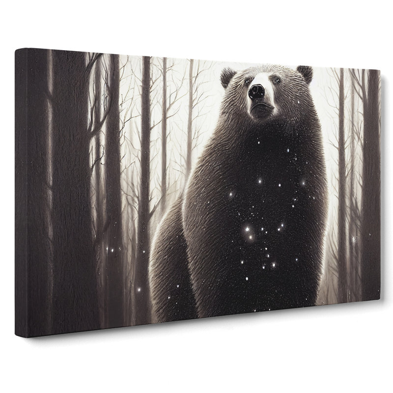 Evocative Bear - Wrapped Canvas, 35cm H x 50cm W x 3cm D