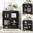  Byblos 2-Door Accent Cabinet Rattan Storage Cabinet For Living Room, Kitchen, Entryway-1668651822