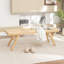 Banc en bois massif et canne Brylynn-1744925504