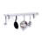 Handcrafted Rolled End Bar ONLY (Requires Wall Brackets or Captain Hooks)-9833836-9833839