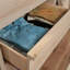 Commode 4 tiroirs, finition brune