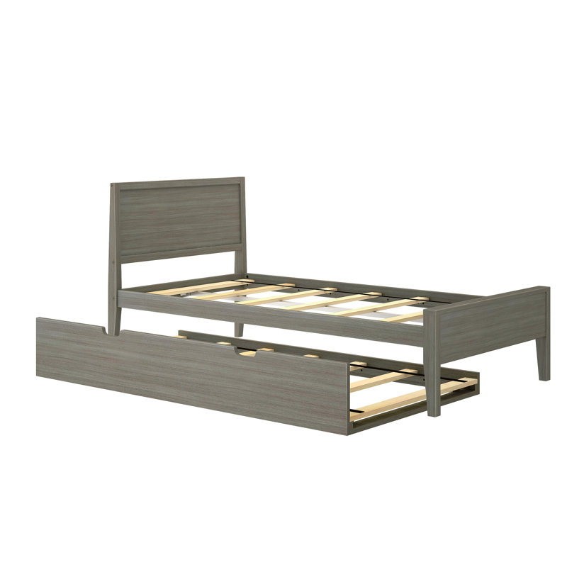 Lit gigogne en bois massif Rosenthal, Argile, Simple