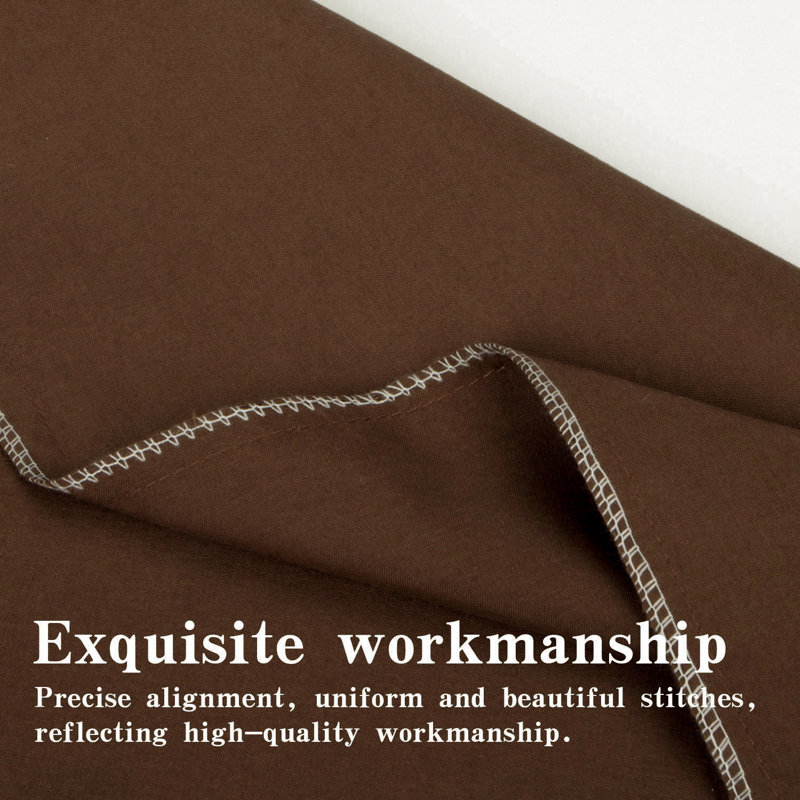 Drap plat en microfibre , Brun, Drap plat de taille très grand