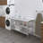 Stainless Steel Prep Table with 1.5" Backsplash and 2 Undershelves-90296792
