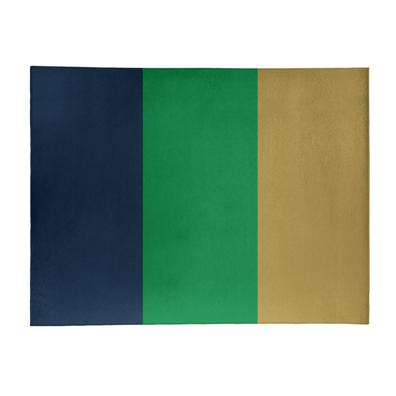 Tapis bleu/vert, Rectangle 9 pi x 12 pi